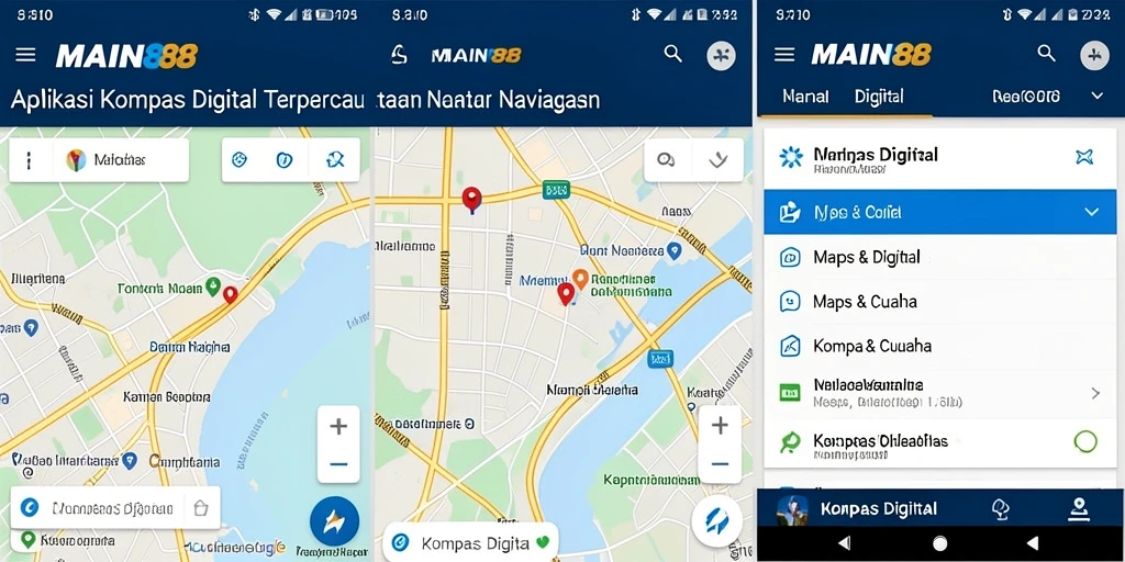 Antarmuka aplikasi MAIN88 yang intuitif dan informatif untuk navigasi.